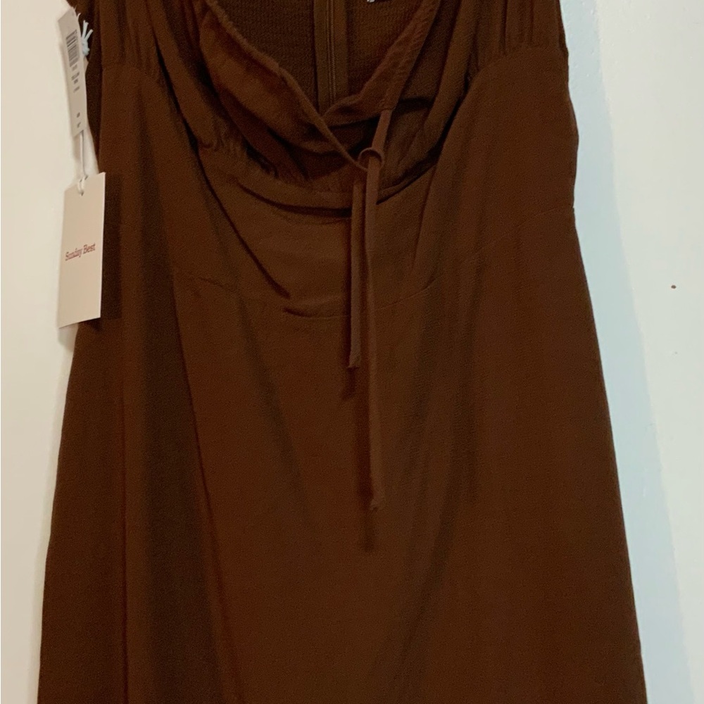 Sunday Best Chocolate Brown Dress - NWT - size medium